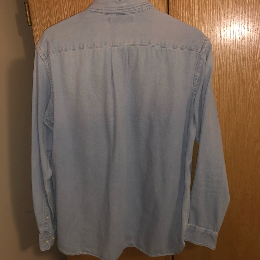 Men’s Denim Button Down Shirt - Picture 3 of 3